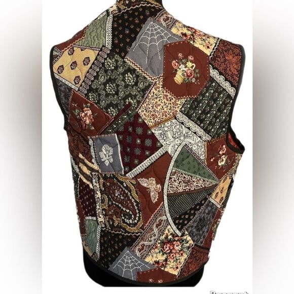 Vintage Handmade Women’s quilted vest. Size XL￼ - Picture 4 of 7